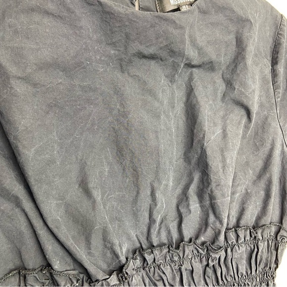 Misguided mini‎ black ruffle  dress size 4 - Picture 6 of 11